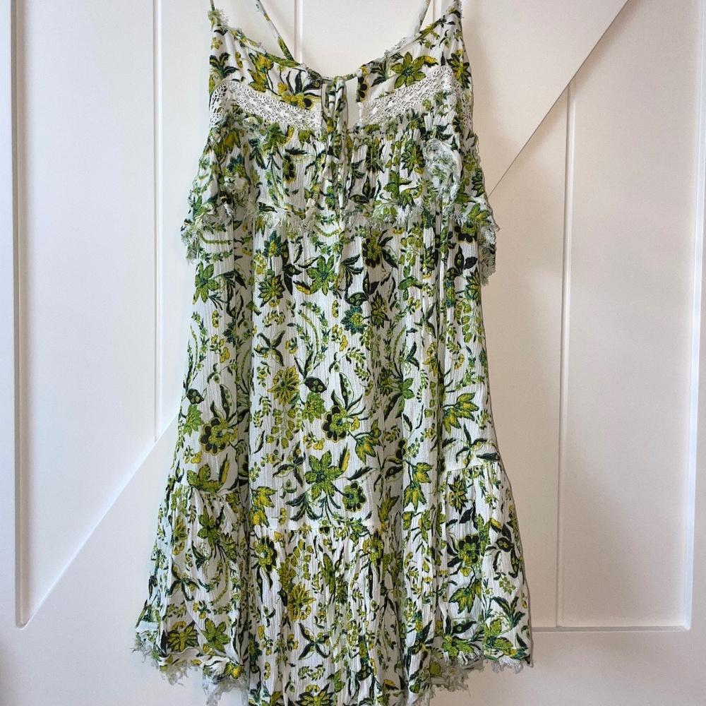Free People Take Me With You Ruffle Dress